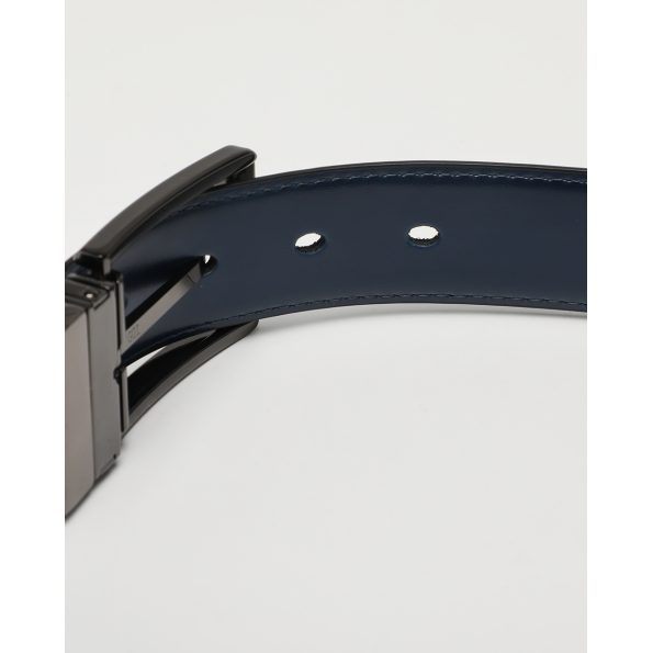 Ανδρική ζώνη διπλής όψης MARTIN & CO 124-122-0030 μαύρη μπλε Ανδρικά
