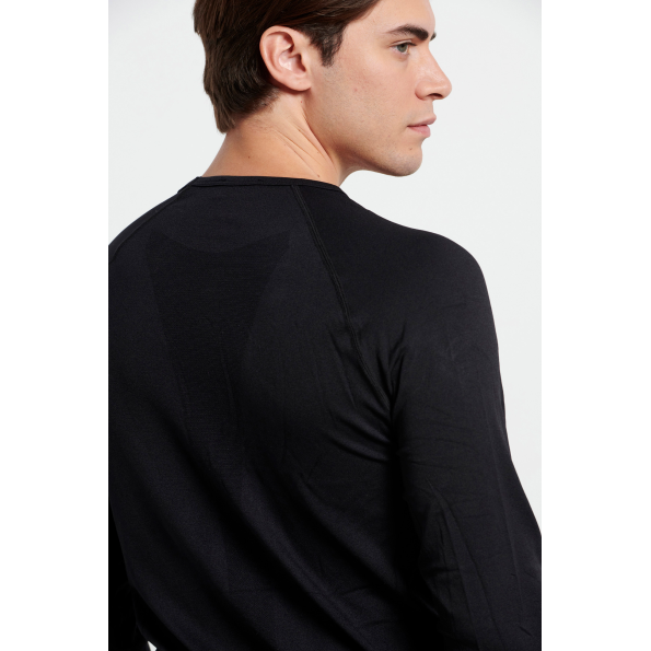 Ανδρική ισοθερμική μπλούζα BODYTALK 1222-959926 μαύρη Ανδρικά