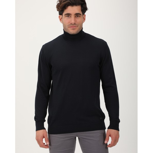 Ανδρική πλεκτή μπλούζα VAN HIPSTER 71839 μπλε Ανδρικά