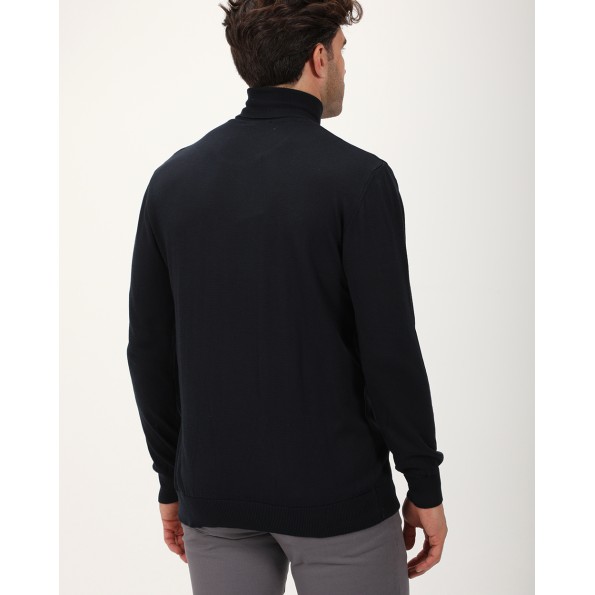 Ανδρική πλεκτή μπλούζα VAN HIPSTER 71839 μπλε Ανδρικά