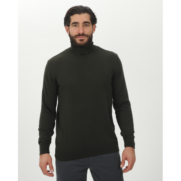 Ανδρικό πλεκτό ζιβάγκο VAN HIPSTER 71839 χακί