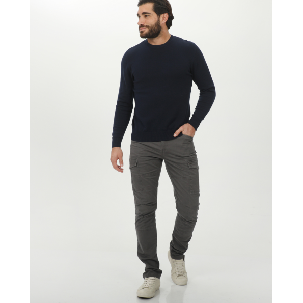 Ανδρική πλεκτή μπλούζα VAN HIPSTER 72240  μπλε Ανδρικά