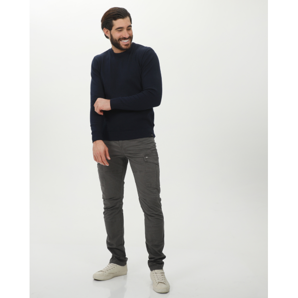 Ανδρική πλεκτή μπλούζα VAN HIPSTER 72240  μπλε Ανδρικά