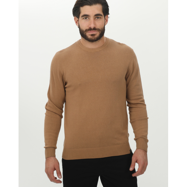 Ανδρική πλεκτή μπλούζα VAN HIPSTER 72240 μπεζ