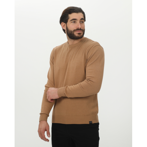 Ανδρική πλεκτή μπλούζα VAN HIPSTER 72240 μπεζ Ανδρικά