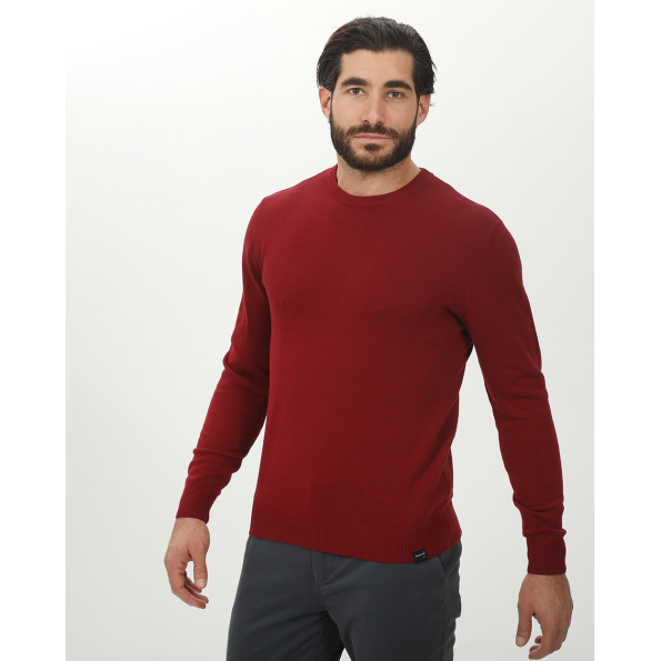 Ανδρική πλεκτή μπλούζα VAN HIPSTER 72240 κόκκινη Ανδρικά