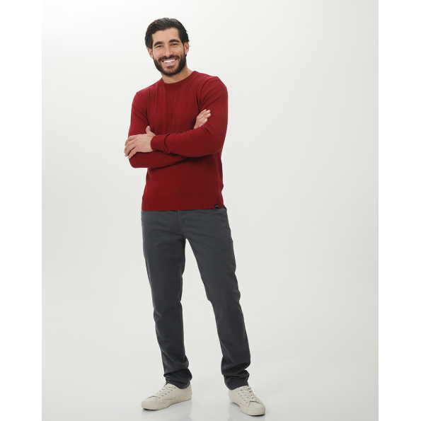 Ανδρική πλεκτή μπλούζα VAN HIPSTER 72240 κόκκινη Ανδρικά