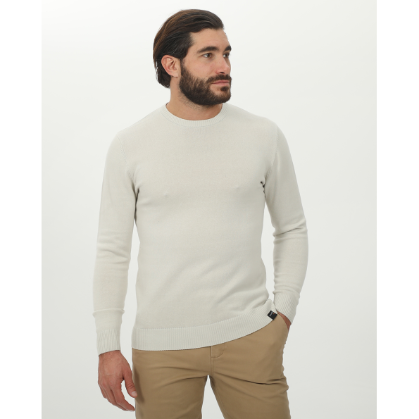 Ανδρική πλεκτή μπλούζα VAN HIPSTER 72240 λευκή