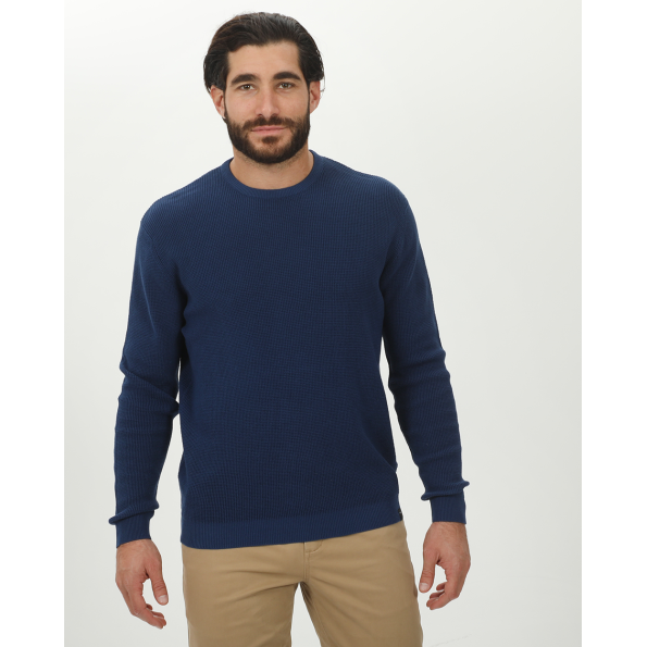 Ανδρική πλεκτή μπλούζα VAN HIPSTER 72282 μπλε