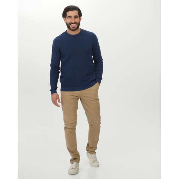 Ανδρική πλεκτή μπλούζα VAN HIPSTER 72282 μπλε Ανδρικά