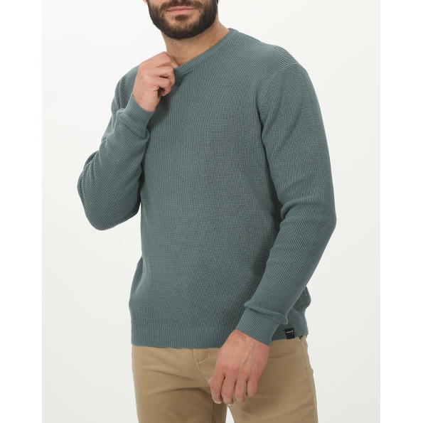 Ανδρική πλεκτή μπλούζα VAN HIPSTER 72282 πράσινη Ανδρικά