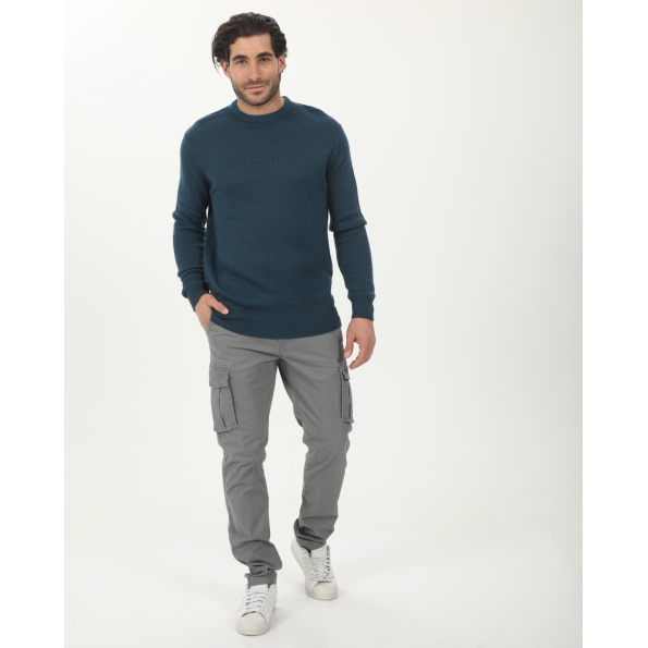 Ανδρική πλεκτή μπλούζα VAN HIPSTER 72289 πετρόλ
