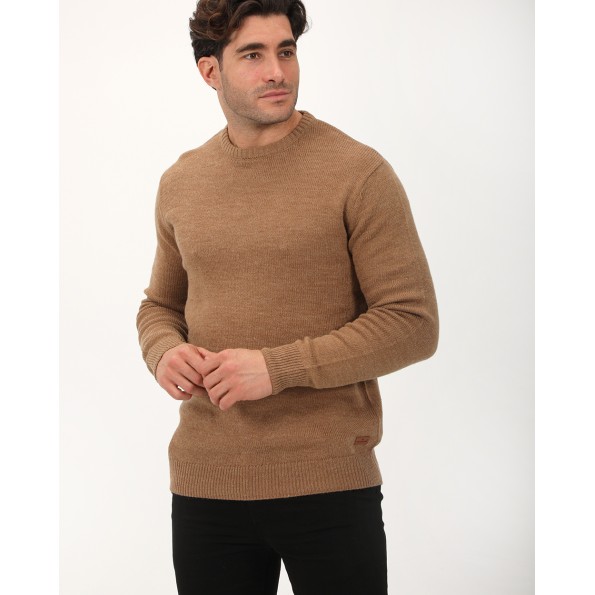 Ανδρική πλεκτή μπλούζα VAN HIPSTER 72289 καφέ Ανδρικά