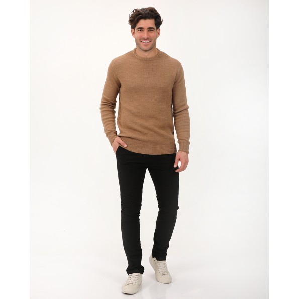 Ανδρική πλεκτή μπλούζα VAN HIPSTER 72289 καφέ Ανδρικά