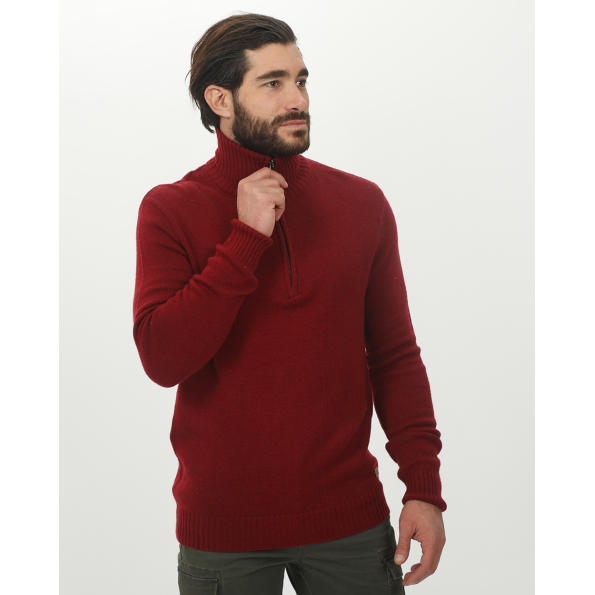 Ανδρική πλεκτή μπλούζα VAN HIPSTER 72290 κόκκινο