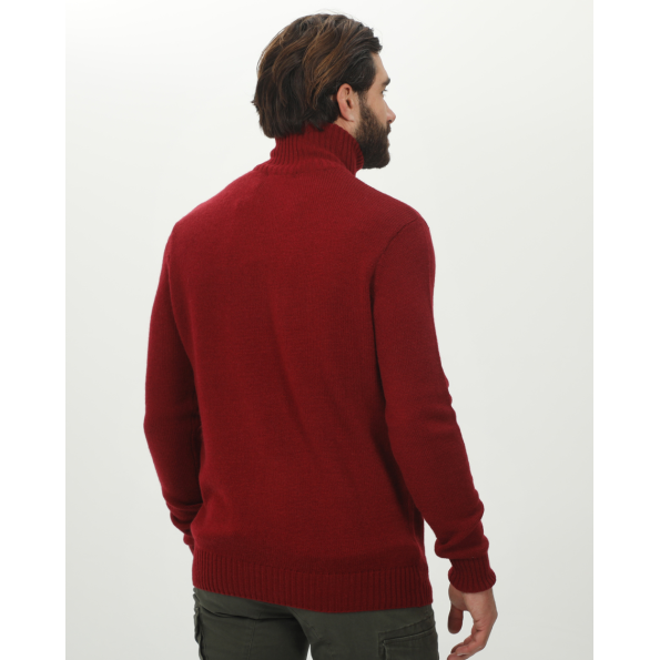Ανδρική πλεκτή μπλούζα VAN HIPSTER 72290 κόκκινο Ανδρικά