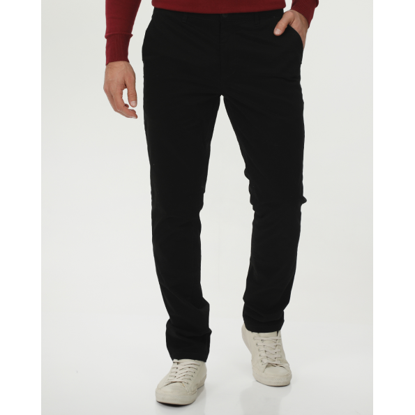 Ανδρικό chino comfort παντελόνι MARTIN & CO 224-32-6514 μαύρο