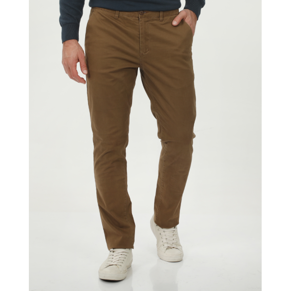 Ανδρικό chino παντελόνι MARTIN & CO 224-32-6517 καφέ