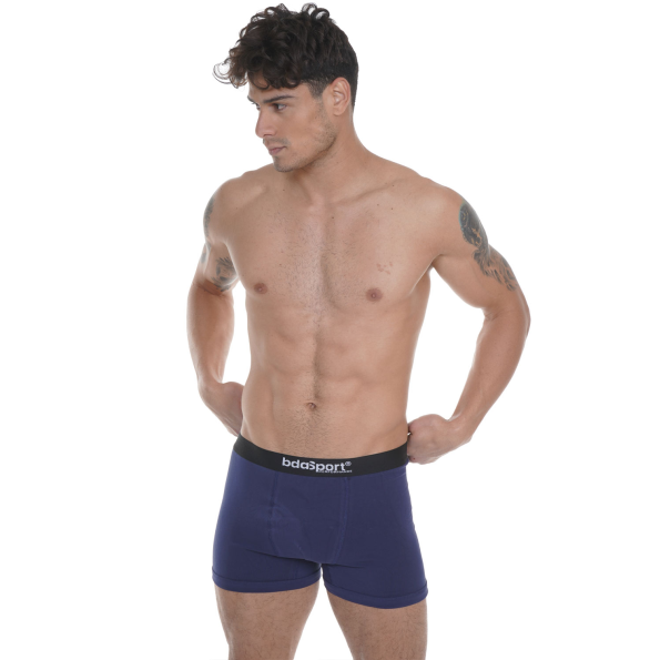 Σετ απο 3 ανδρικά εσώρουχα BODY ACTION 093201-01 μπλε γκρι μαύρο