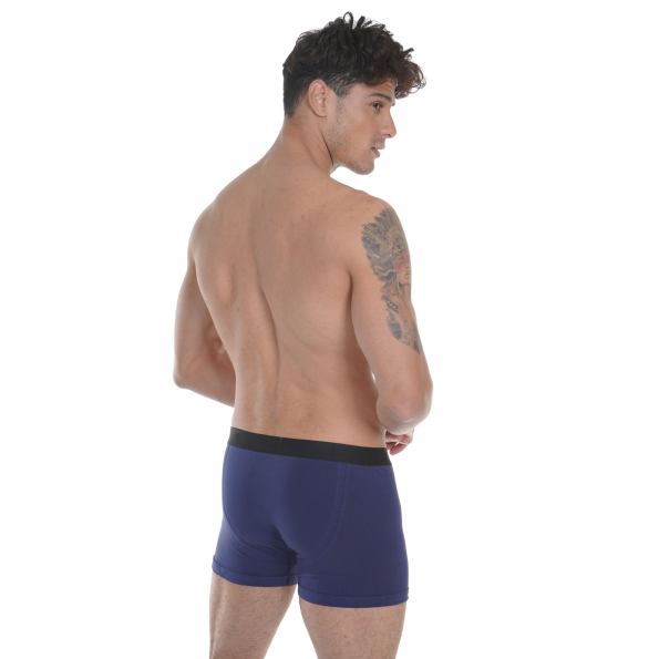 Σετ απο 3 ανδρικά εσώρουχα BODY ACTION 093201-01 μπλε γκρι μαύρο Ανδρικά