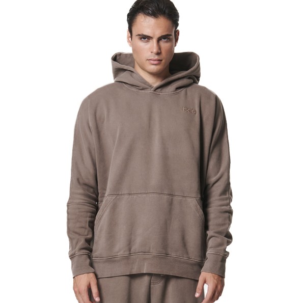 Ανδρική φούτερ μπλούζα BODY ACTION 063422-01 καφέ