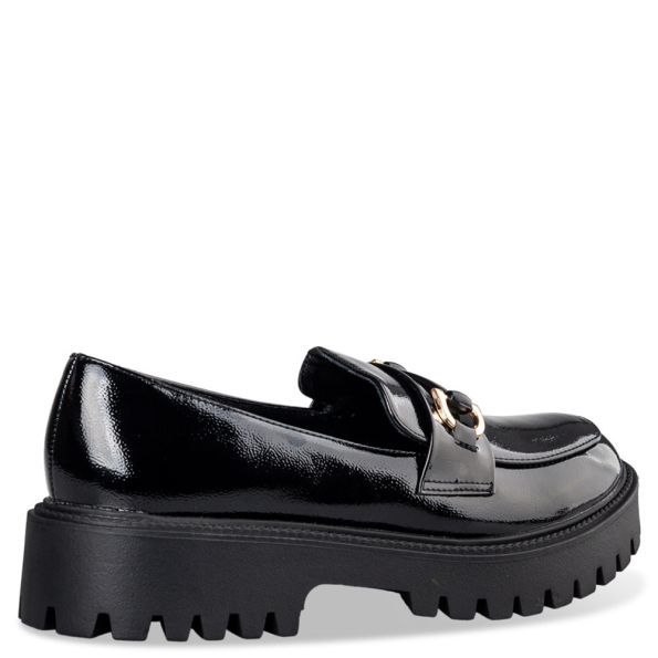 Γυναικεία μοκασίνια loafers MISS NV V31-20282 μαύρα Γυναικεία