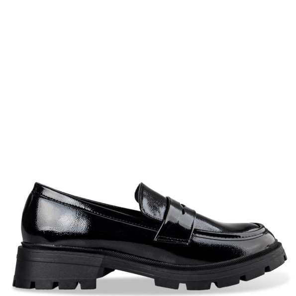Γυναικεία μοκασίνια loafers MISS V31-20285 μαύρα