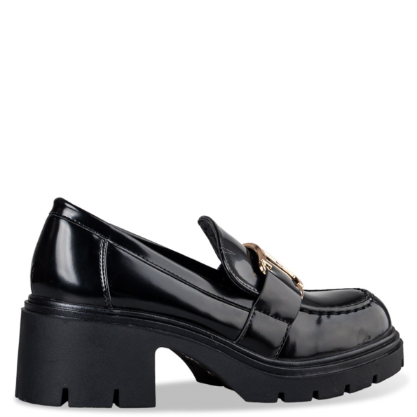 Γυναικεία μοκασίνια loafers MISS NV V31-20286 μαύρα Γυναικεία