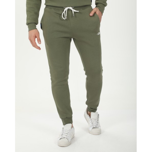 Ανδρικό παντελόνι φόρμας jogger BLUE HUNTER 111120107 χακί