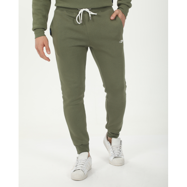 Ανδρικό παντελόνι φόρμας jogger BLUE HUNTER 111120107 χακί