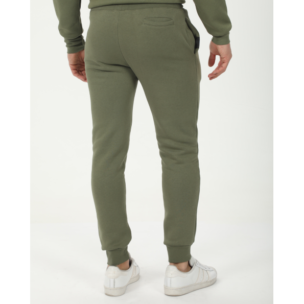 Ανδρικό παντελόνι φόρμας jogger BLUE HUNTER 111120107 χακί