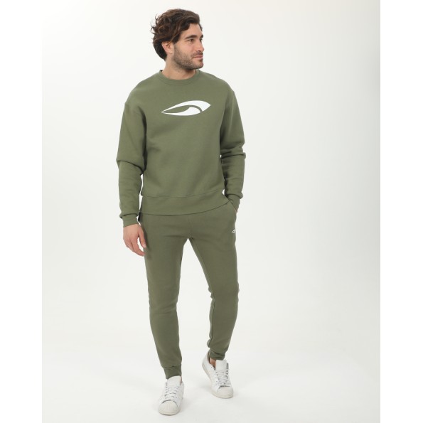 Ανδρικό παντελόνι φόρμας jogger BLUE HUNTER 111120107 χακί