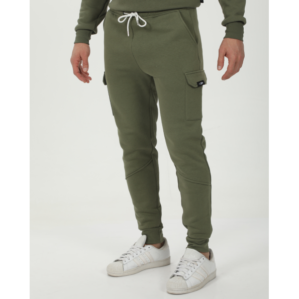 Ανδρικό παντελόνι φόρμας jogger BLUE HUNTER 111140107 χακί