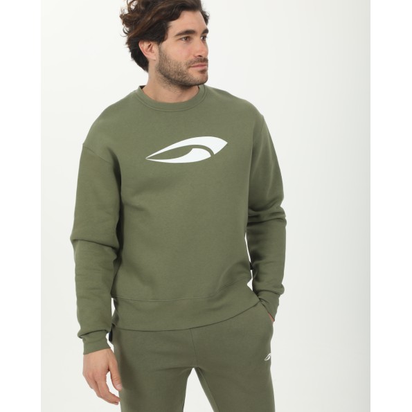 Unisex φούτερ μπλούζα BLUE HUNTER 113110107 χακί