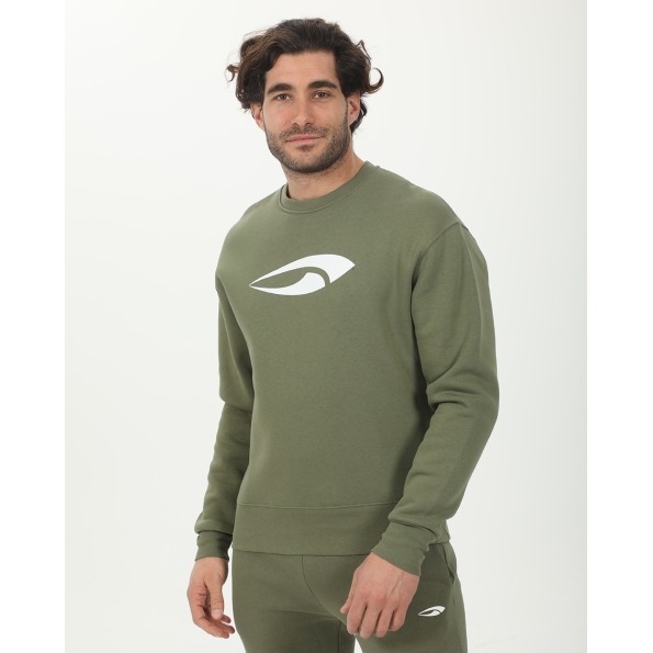 Unisex φούτερ μπλούζα BLUE HUNTER 113110107 χακί