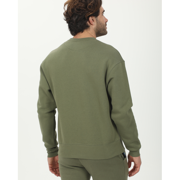 Unisex φούτερ μπλούζα BLUE HUNTER 113110107 χακί