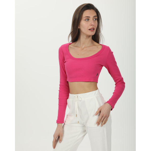 Γυναικείο cropped top SUGARFREE 23832081 φούξια