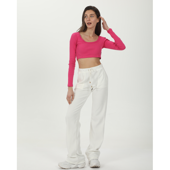 Γυναικείο cropped top SUGARFREE 23832081 φούξια