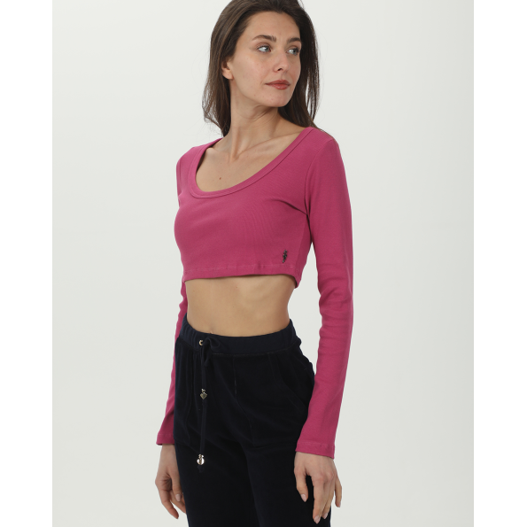 Γυναικείο cropped top SUGARFREE 23832081 μοβ