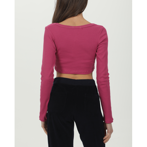 Γυναικείο cropped top SUGARFREE 23832081 μοβ