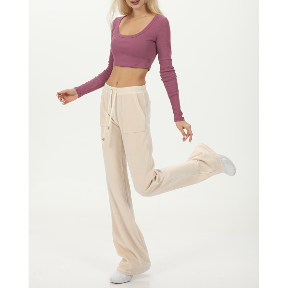 Γυναικείο cropped top SUGARFREE 23832081 μοβ