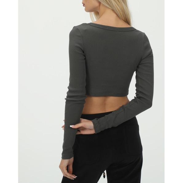 Γυναικείο cropped top SUGARFREE 23832081 χακί
