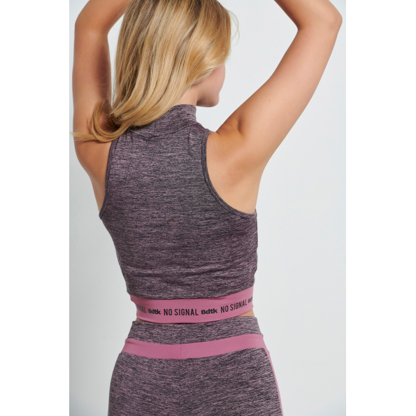 Γυναικείο αθλητικό μπουστάκι BODYTALK 1222-903324 μοβ Γυναικεία