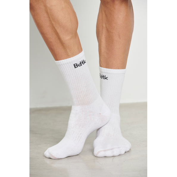 Σετ από 2 ζευγάρια unisex κάλτσες BODYTALK 1231-978633 λευκές