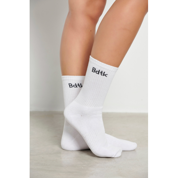 Σετ από 2 ζευγάρια unisex κάλτσες BODYTALK 1231-978633 λευκές Ανδρικά