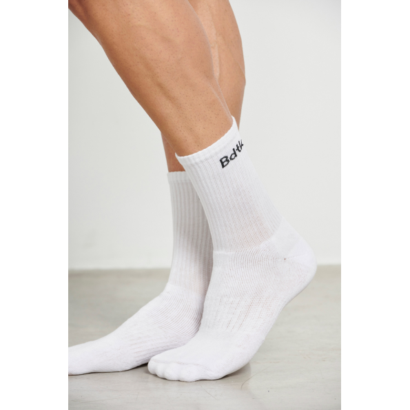Σετ από 2 ζευγάρια unisex κάλτσες BODYTALK 1231-978633 λευκές Ανδρικά