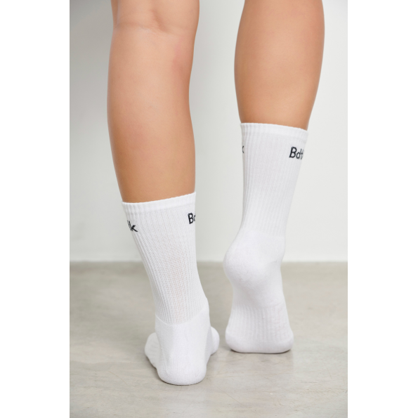 Σετ από 2 ζευγάρια unisex κάλτσες BODYTALK 1231-978633 λευκές Ανδρικά