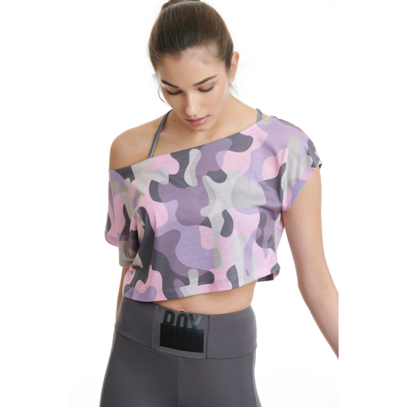 Γυναικεία μπλούζα BODYTALK 1211-905020 μοβ 