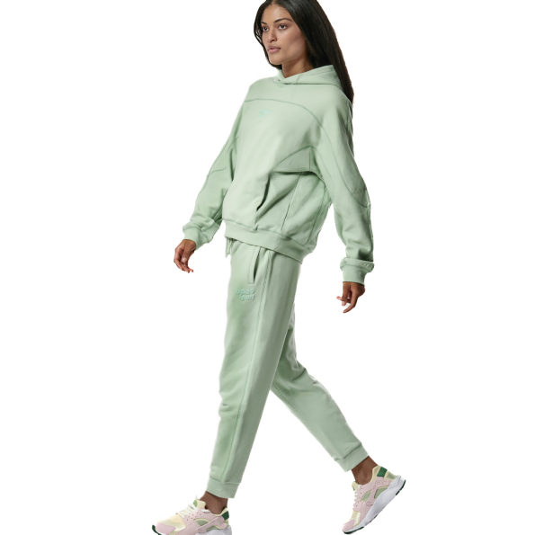 Γυναικείο παντελόνι φόρμας BODY ACTION 021440-01 πράσινο Γυναικεία