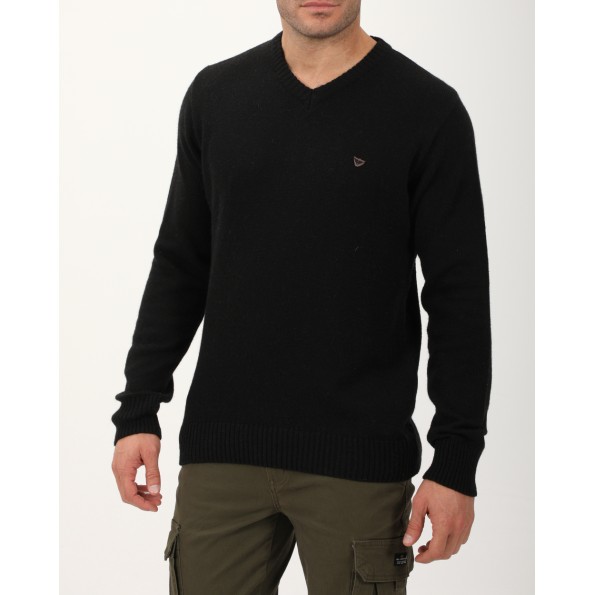 Ανδρικό πουλόβερ VAN HIPSTER 342801 μαύρο Ανδρικά